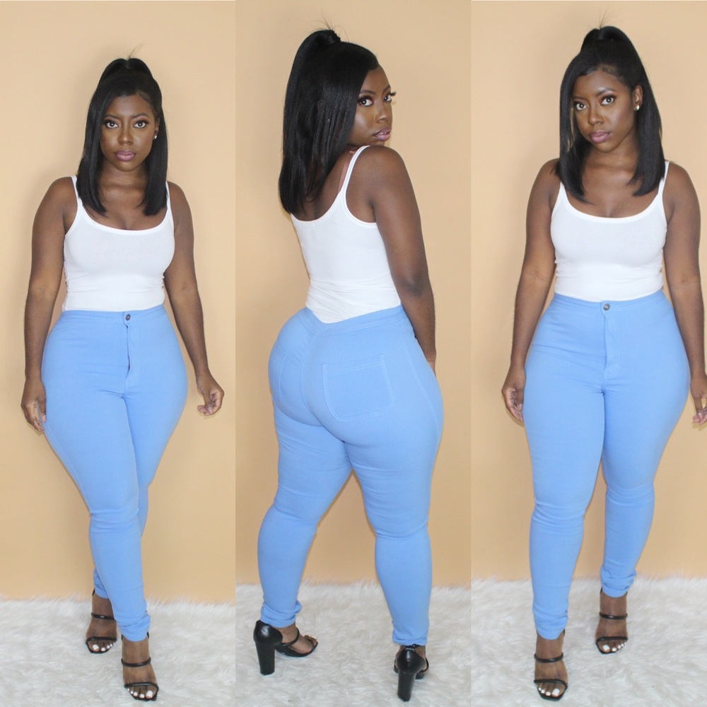 Baby Blue Jeggings